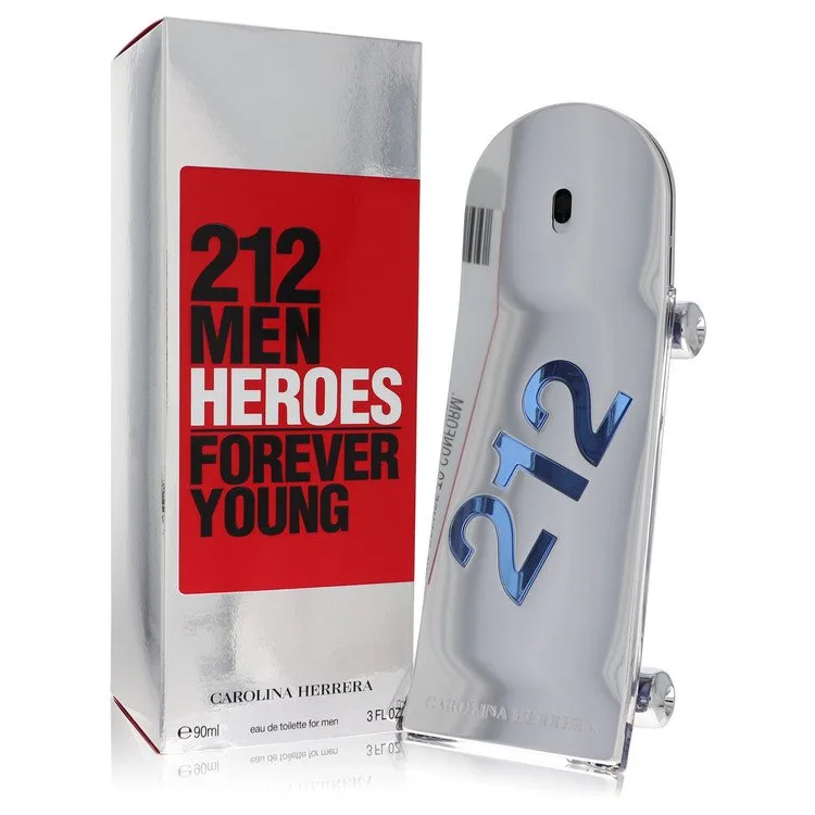 212 Heroes Cologne by Carolina Herrera 3 oz EDT Spray for Men