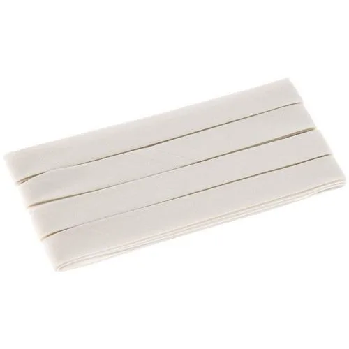 Ivory Extra Wide Double Fold Bias Tape