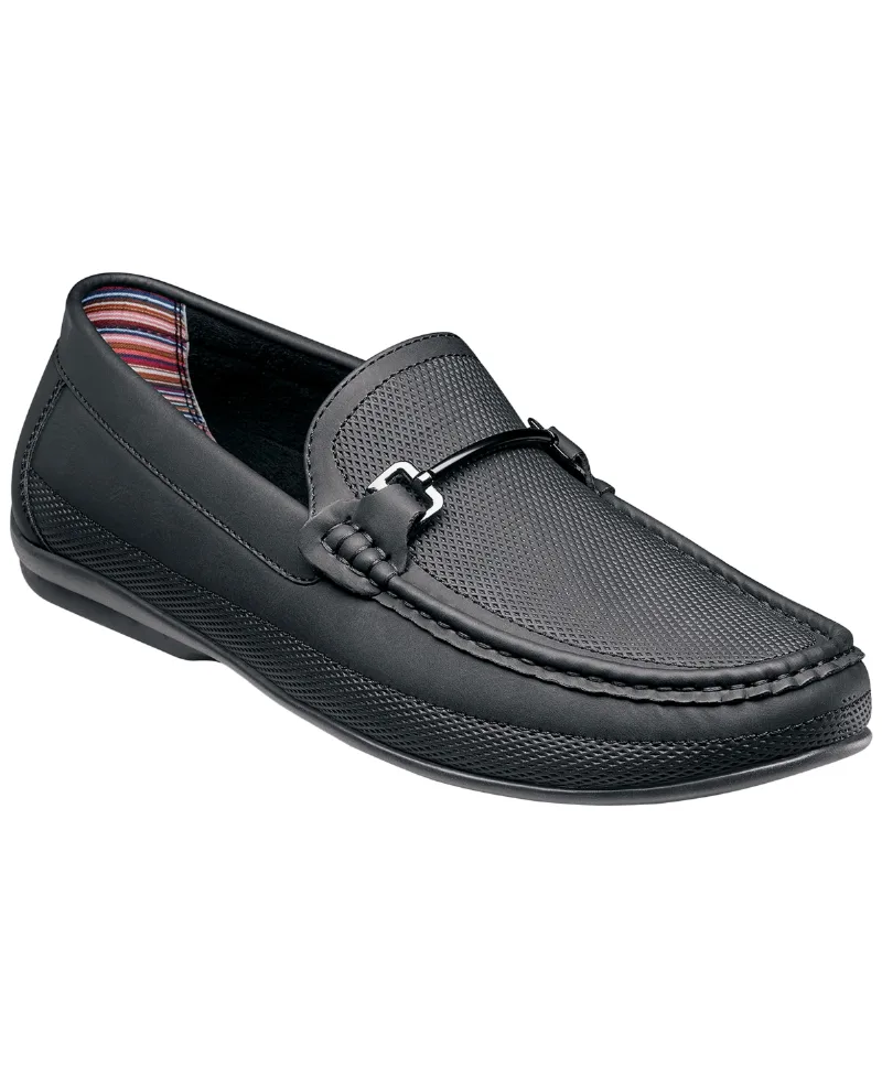 Stacy Adams Men's Colton Moc-Toe Shoes - Black