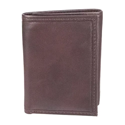 Stafford Mens RFID Blocking Trifold Wallet, One Size, Brown