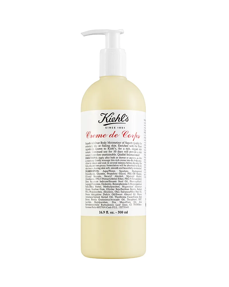 Kiehl's Since 1851 Creme de Corps with Pump 16.9 oz.