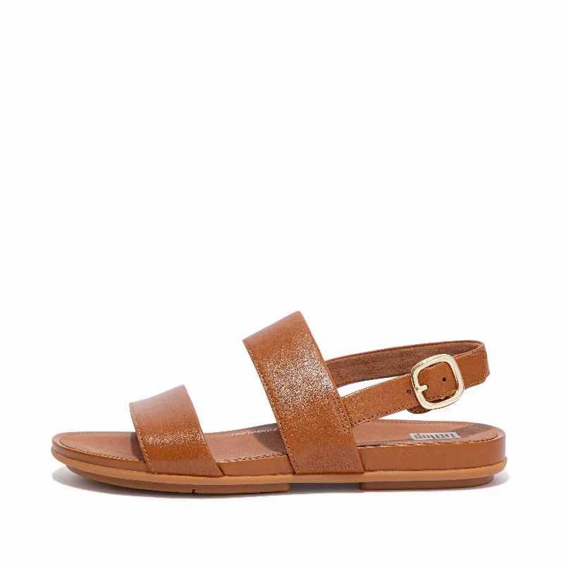 GRACIE Leather Back-Strap Sandals