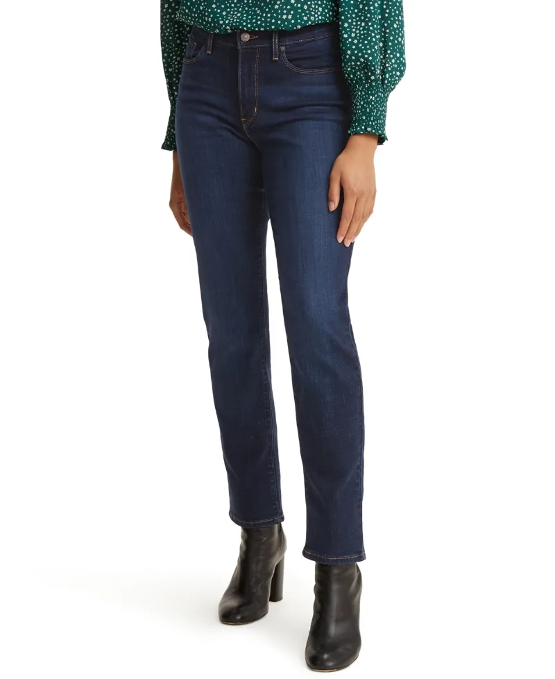 Levi's Women's Classic Mid Rise Straight-Leg Jeans - Colbat Haze