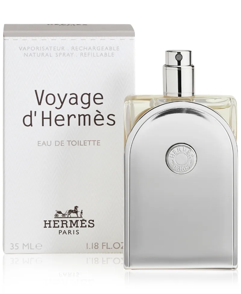 HERMES Voyage d'Hermes, Eau de Toilette Refillable Spray, 1.18 oz.