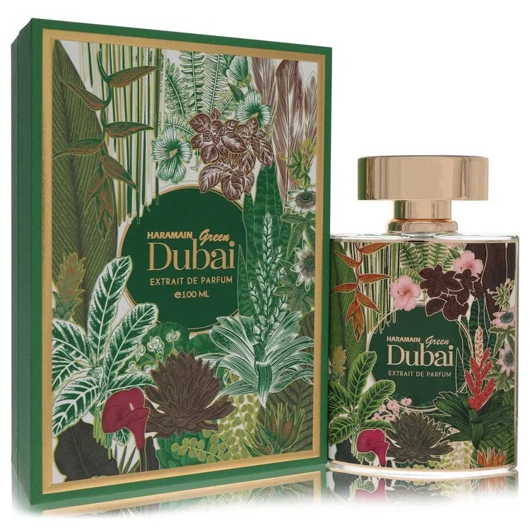 Al Haramain Green Dubai Pure Perfume 3.3 oz Extrait De Parfum Spray (Unisex) for Women