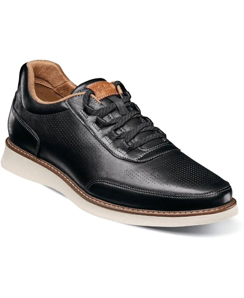 Florsheim Men's Launch Elastic Lace Slip On Sneaker - Black multi