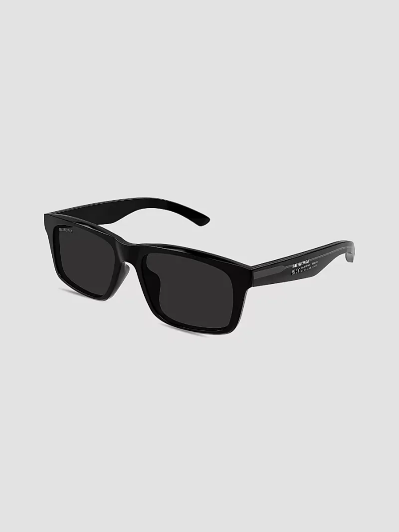Balenciaga Men's Soho 57MM Squared Sunglasses - Black