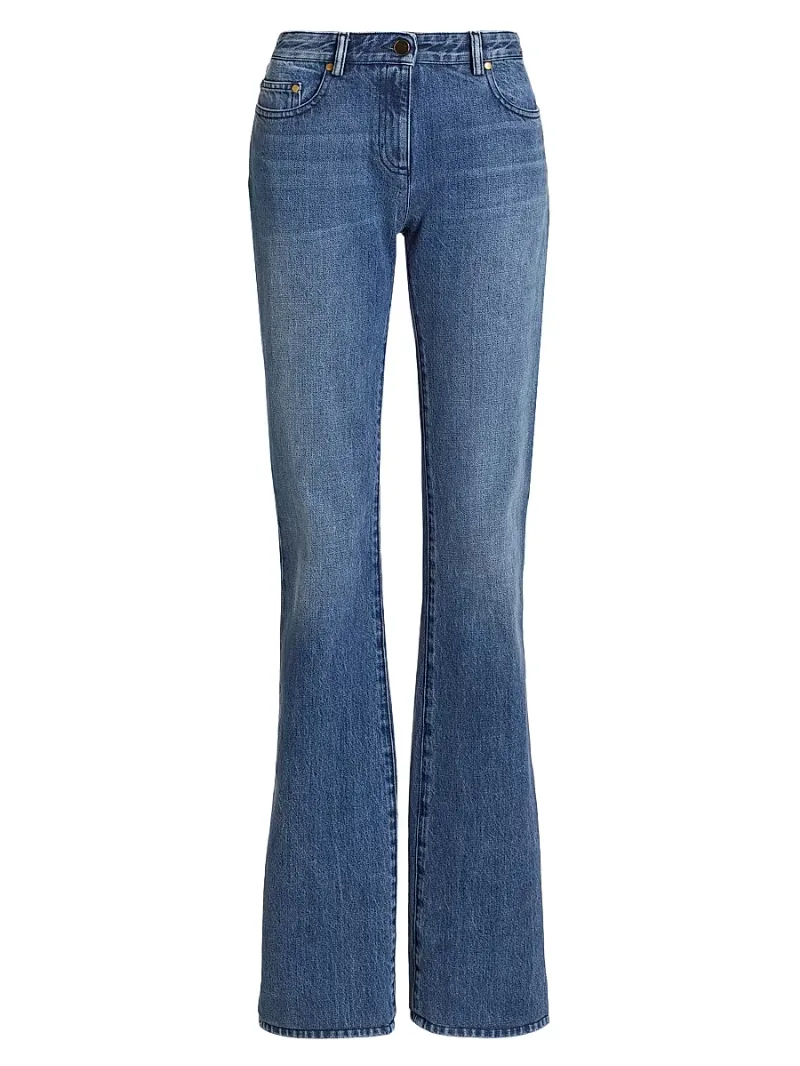 Women's Stovepipe Boot-Cut Jeans - Indigo - Size 6