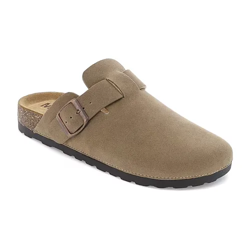Mia Girl Carin Womens Round Closed Toe Clogs, 7 Medium, Beige