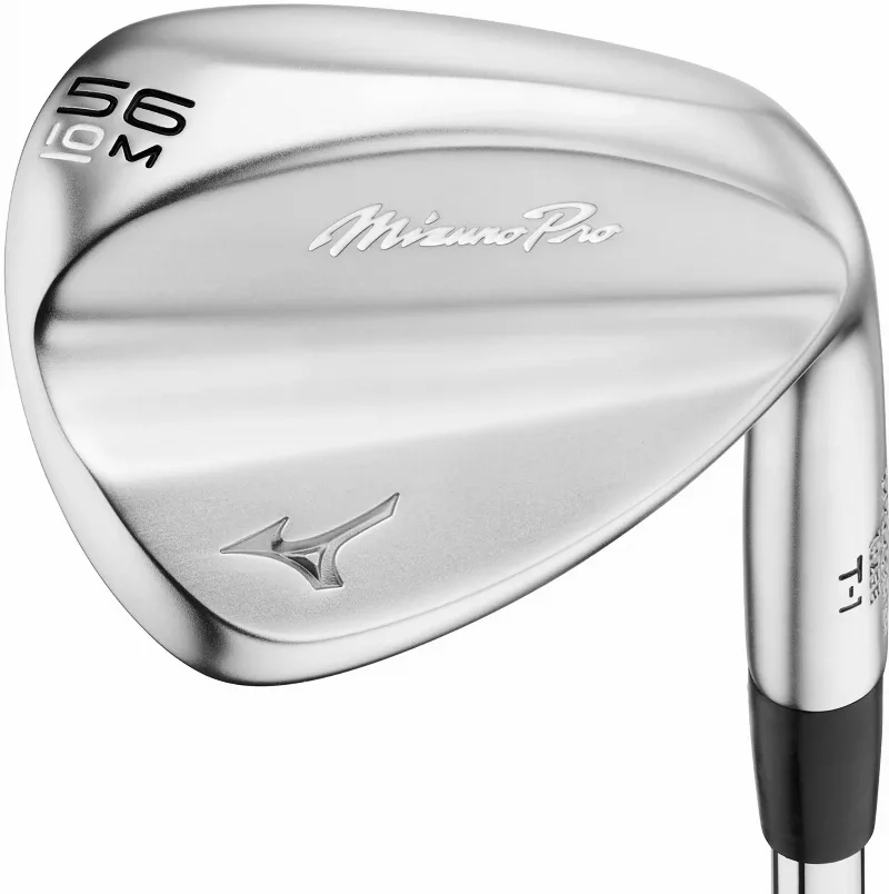 Mizuno Pro T-1 Wedge, Left Hand, Men's, White Satin