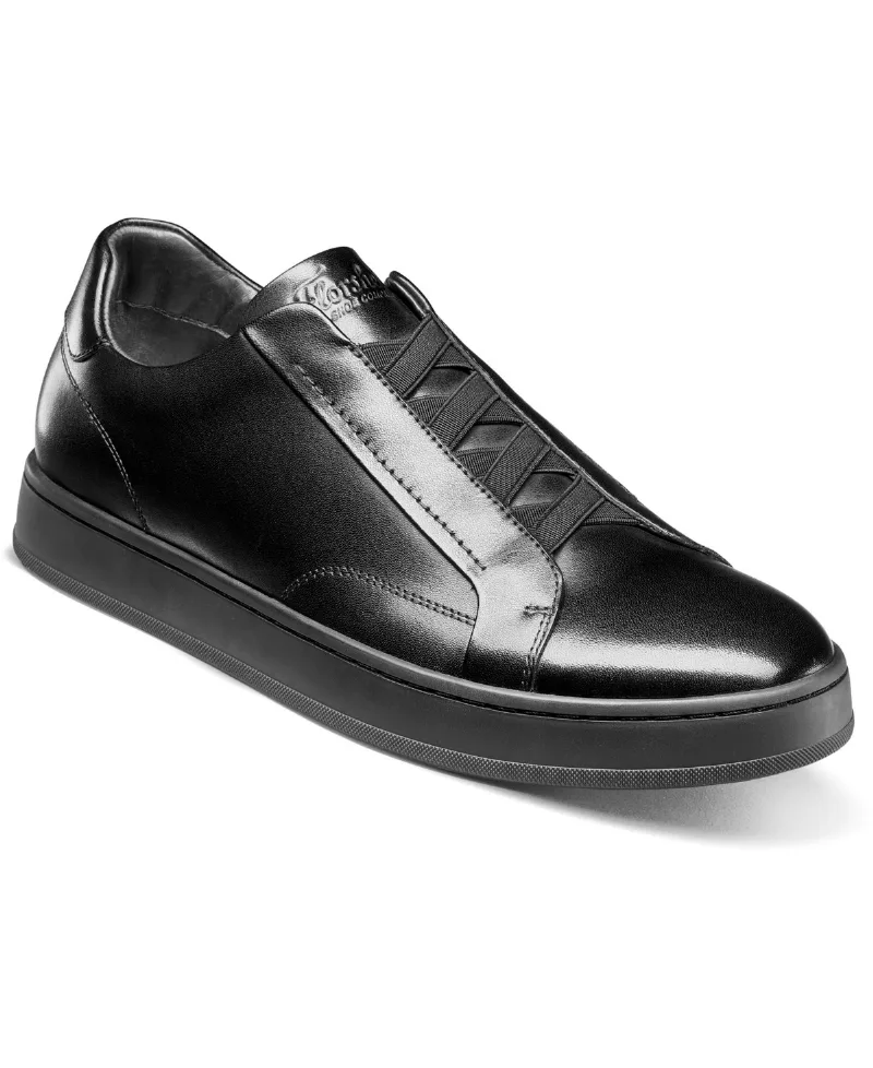 Florsheim Men's Monopoli Elastic Lace To Toe Sneakers - Black