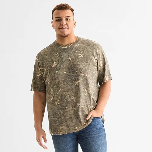Arizona Mens Crew Neck Short Sleeve Big and Tall T-Shirt, 3x-large, Green