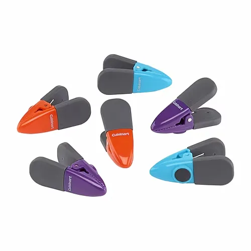 Cuisinart Magnetic 6-pc. Chip Clips, One Size, Multiple Colors