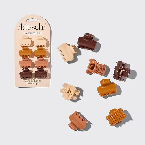 Kitsch 8-pc. Recycled Plastic Mini Cloud Clip- Sedona Value Set, One Size