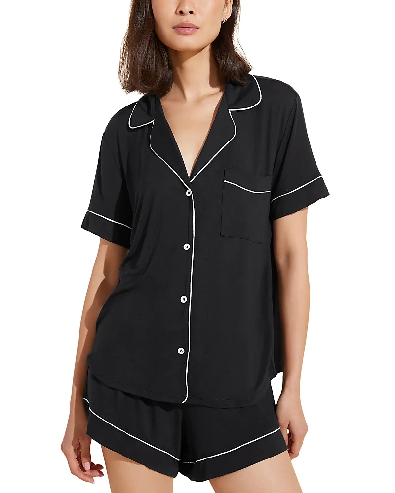 Eberjey Gisele Relaxed Short Sleeve Top & Shorts