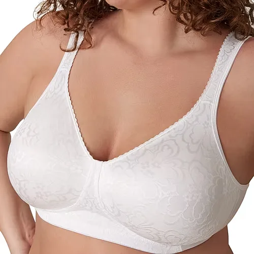 Playtex 18 Hour Ultimate Lift & Support Full Coverage Wireless Full Coverage Bra 4745, C, White
