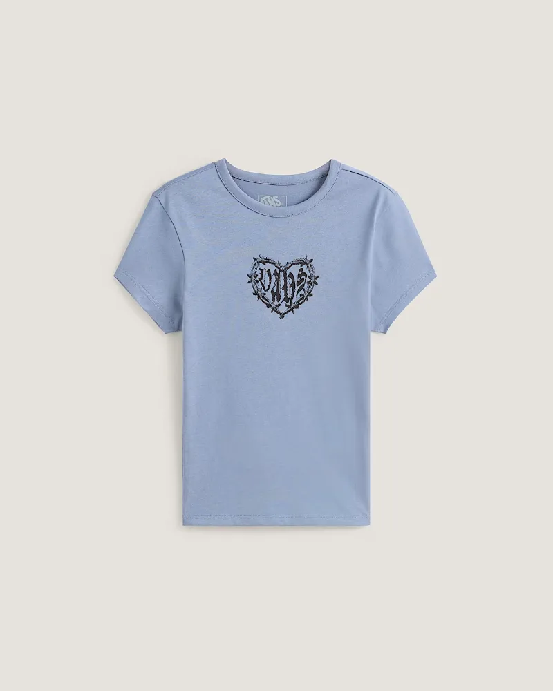 Vans - Barbed Heart T-Shirt, Damen, Blau, Größe: S