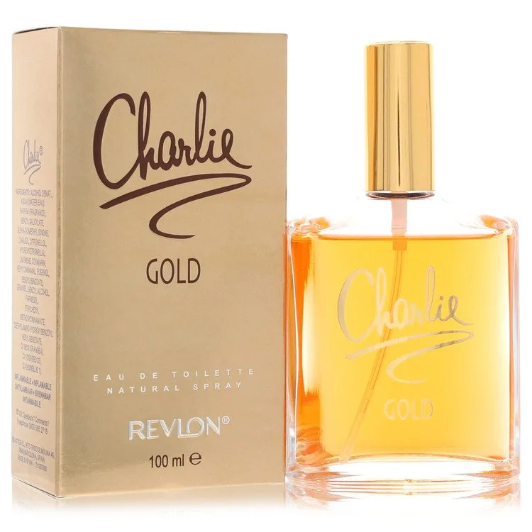 Charlie Gold Perfume by Revlon 3.3 oz EDT Spray for Women