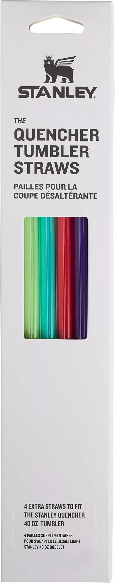 Stanley Adventure Quencher 40oz Travel Tumbler Straws 4-Pack, Summer 2