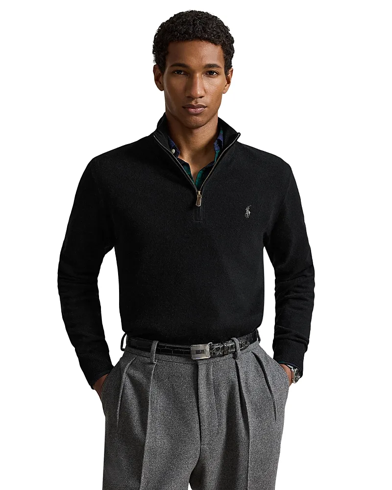 Polo Ralph Lauren Quarter Zip Merino Wool Sweater