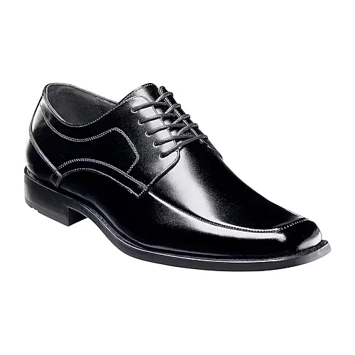 Stacy Adams Calhoun Mens Moc Closed Toe Oxford Shoes Wide Width, 10 Wide, Black
