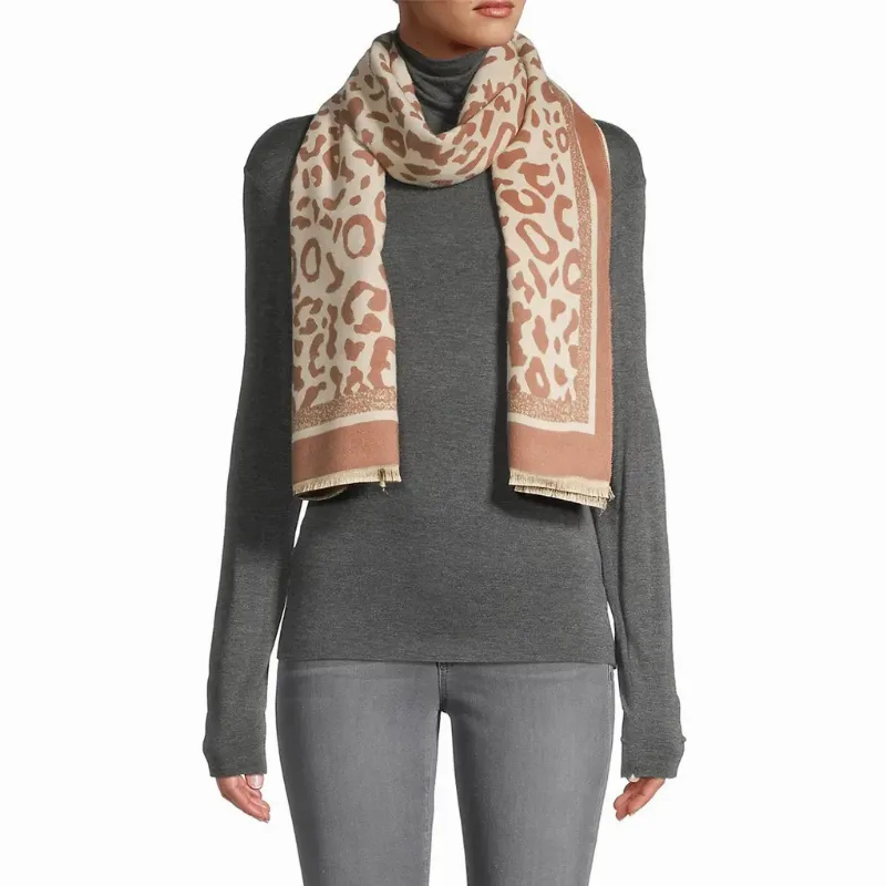 SAACHI Reversible Scarf in Brown at Nordstrom Rack