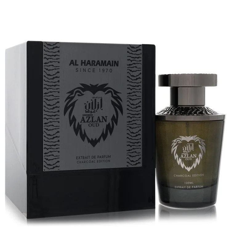 Al Haramain Azlan Oud Charcoal Pure Perfume 3.33 oz Extrait De Parfum Spray for Men