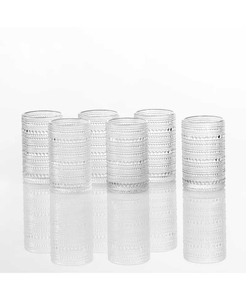 Fortessa Jupiter Ice Beverage Glasses, Set of 6 - Clear