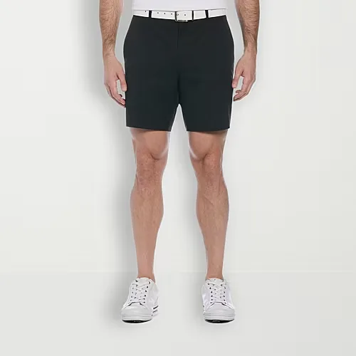 PGA TOUR Mens 7" Mid Rise Golf Short, 38, Black