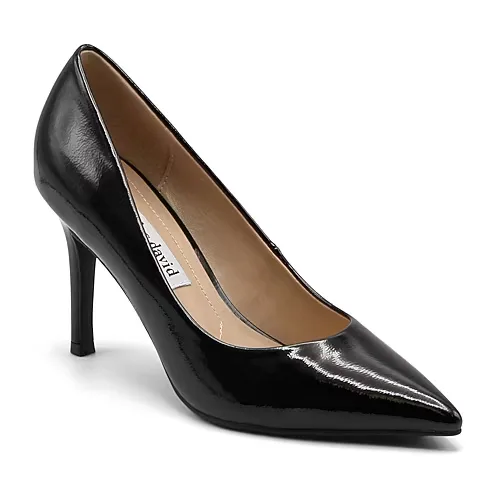 Charles David Geno Womens Pointed Closed Toe Stiletto Heel Pumps, 9 Medium, Black