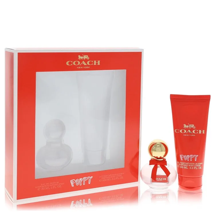 Coach Poppy for Women, Gift Set (1 oz EDP Spray + 3.3 oz Body Lotion)
