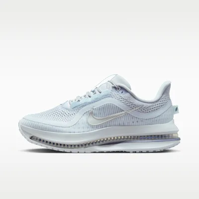 Nike Pegasus Premium Women's Road Running Shoes - Football Grey/World Indigo/White/Metallic Platinum - Size 5