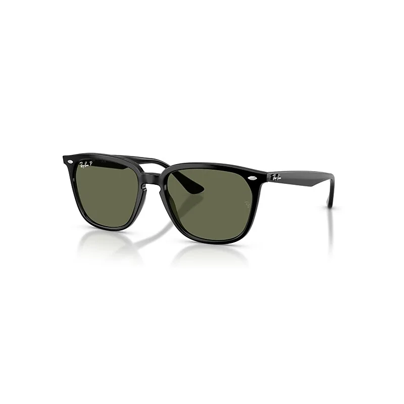 Ray-Ban Rb4362 Sunglasses Black Frame Green Lenses Polarized 55-18