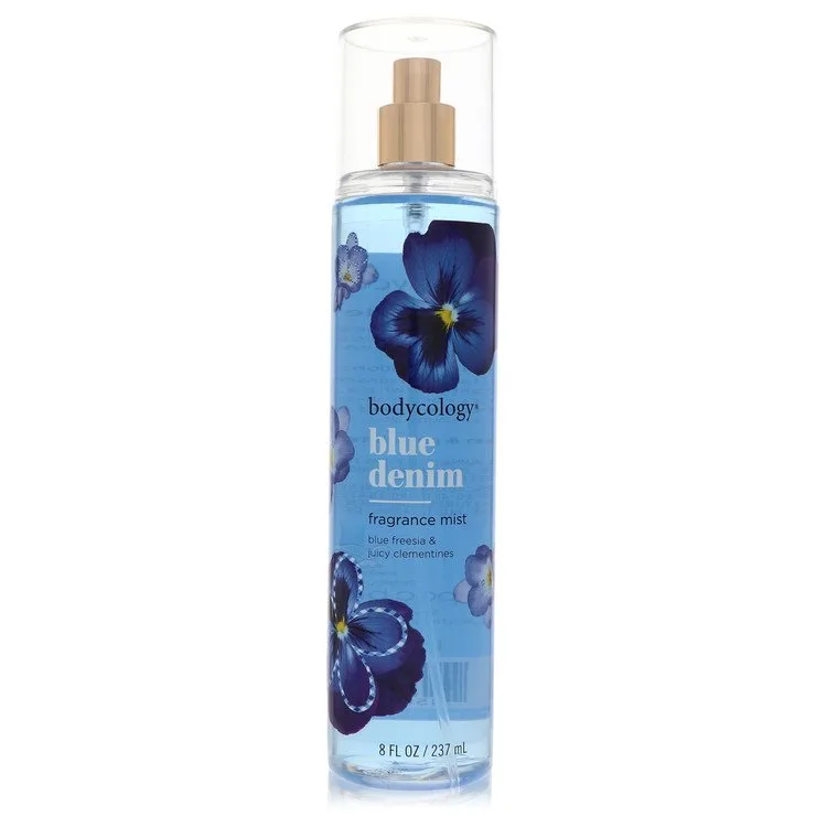 Bodycology Blue Denim Perfume 8 oz Fragrance Mist Spray for Women