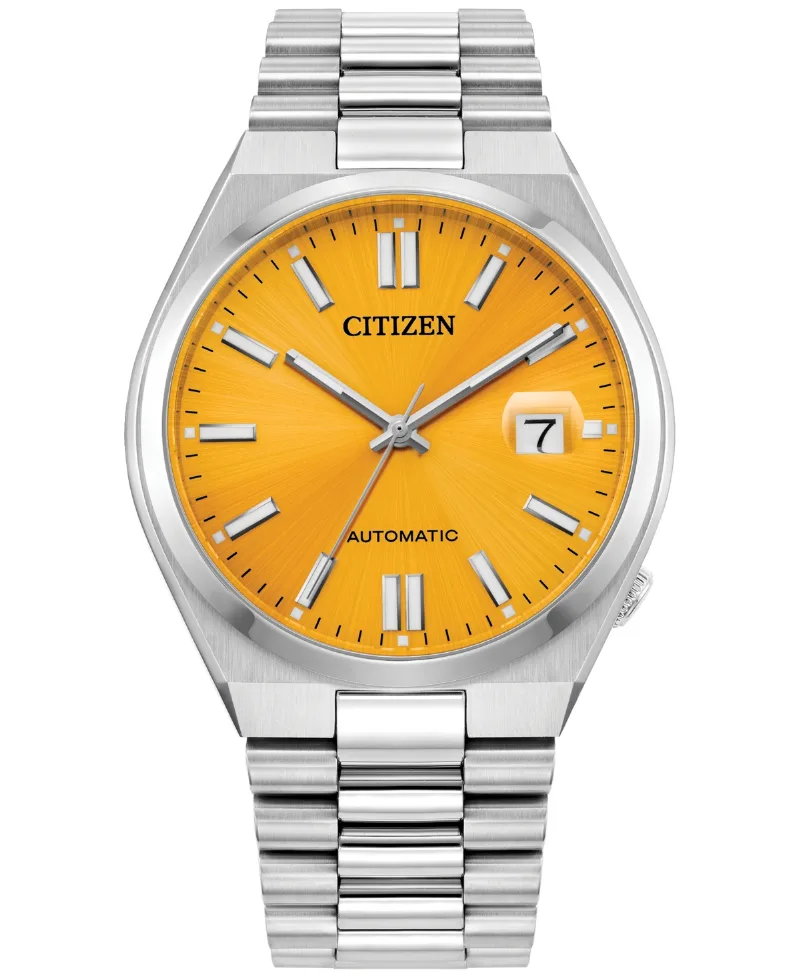 Citizen Men's Tsuyosa Automatic Stainless Steel Bracelet Watch 40mm - Silver-tone
