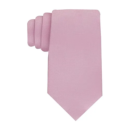 Stafford Oxford Solid Tie, One Size, Pink