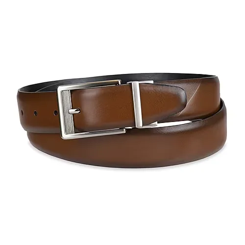 Van Heusen Reversible Stretch Mens Reversible Belt, Xl (42-44), Brown