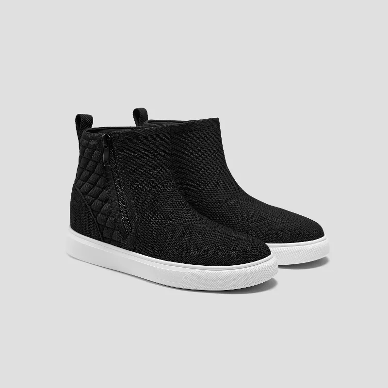 VIVAIA Round-Toe Hidden Wedge Sneakers (Casey)|BLACK|EU 41