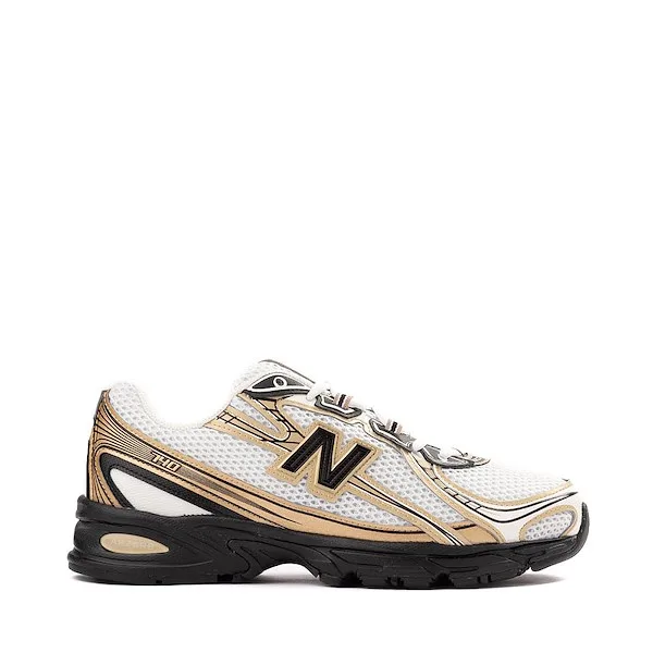 New Balance 740 Athletic Shoe - White / Gold / Black