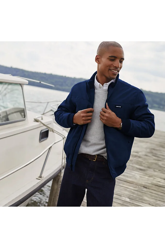 Men's Classic Squall Waterproof Insulated Jacket - Lands' End - Blue - L