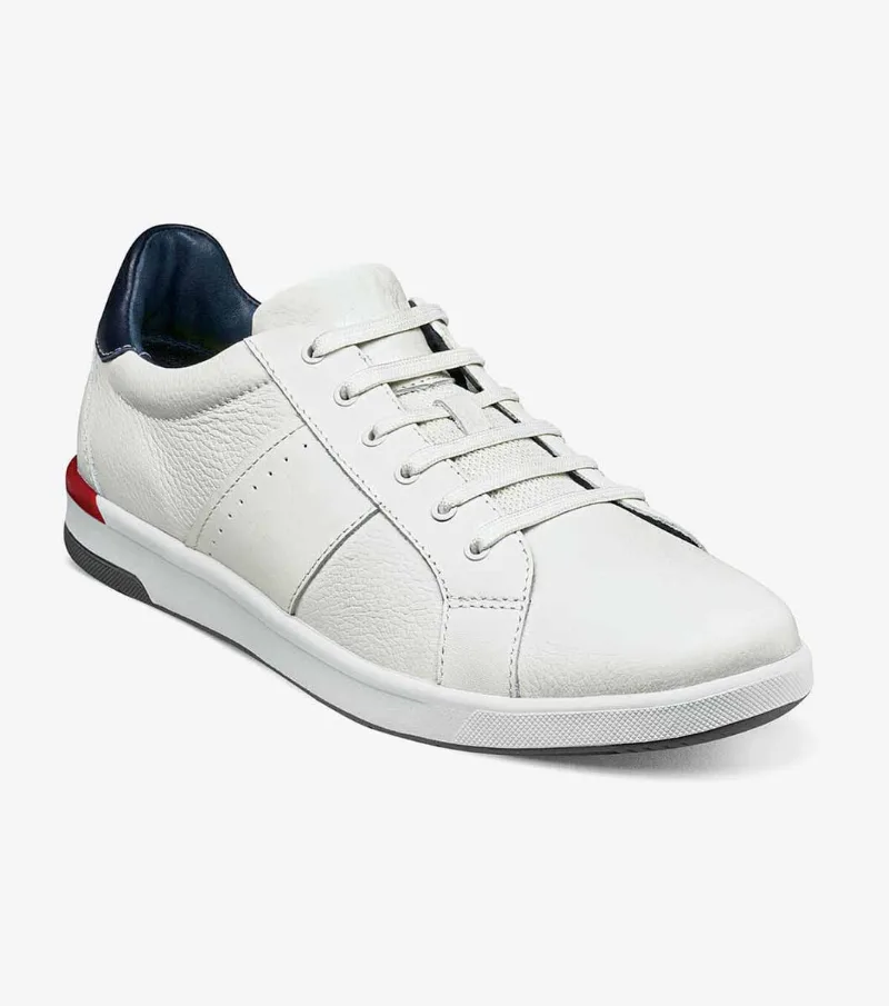 Florsheim Shoes Crossover Lace To Toe Sneaker White Size 9.5