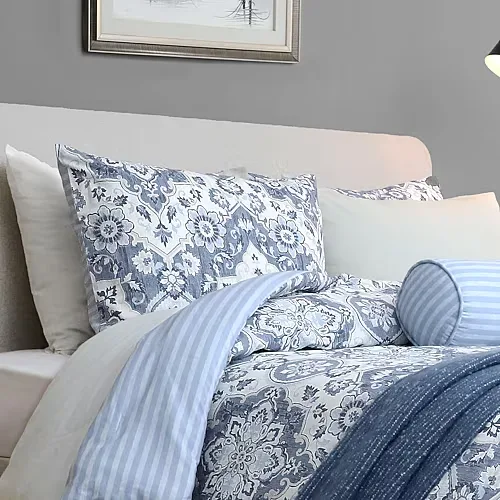 VIVENDI Medallion 7-pc. Comforter Set, One Size, Blue