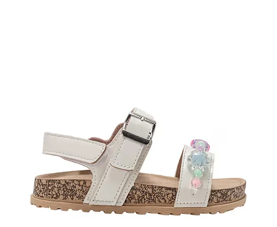 Bebe Girls Little-Big Kid Footbed Sandal