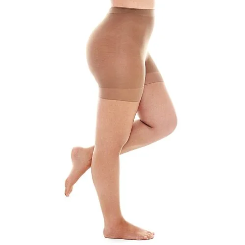 Berkshire Hosiery Ultra Sheer Pantyhose Plus, 5x-6x, Brown