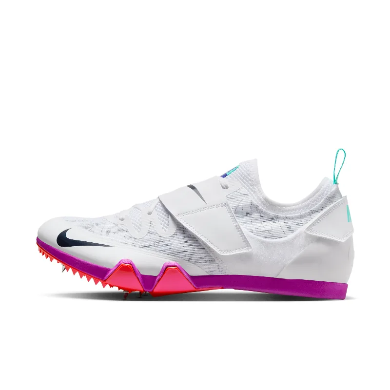 Nike Men's Pole Vault Elite Track & Field Jumping Spikes in White | FZ9649-101