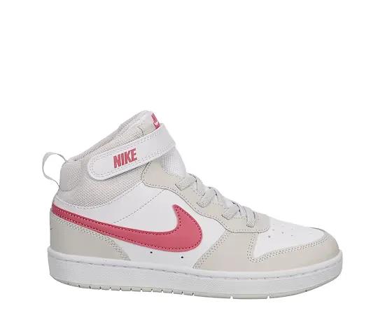 Nike Girls Little Kid Court Borough 2 Mid Sneaker