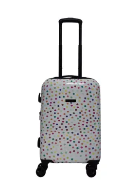 SOLITE Arles Confetti Dots Expandable Spinner Luggage, 30 in