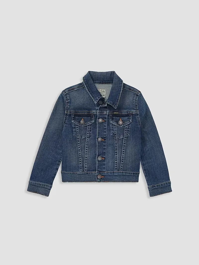 Polo Ralph Lauren Girl's Little Girl's & Girl's Denim Trucker Jacket - Blue - Size 3