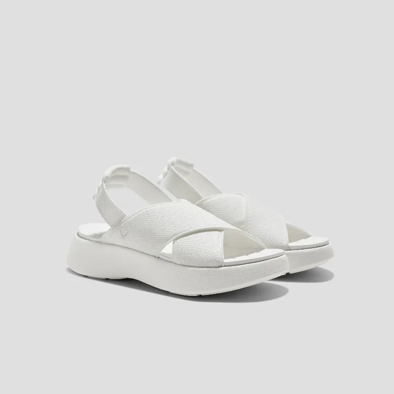 VIVAIA Elastic Back Strap Walker Sandals (Kara 2.0)|WHITE|5.5-6