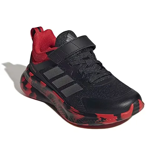 adidas Cloudfoam Adidas Fortarun 4.0 Little Kid Boys Running Shoes, 1 Medium, Black